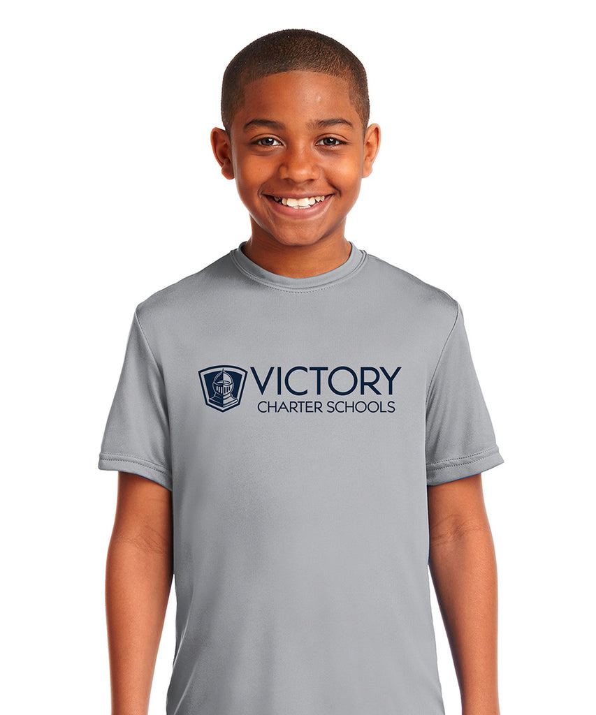 Youth Sizes - Elementary and Middle School Sport T-Shirt - Victory Charter School K5